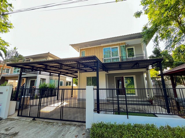 ให้เช่าบ้านเดี่ยว 2 ชั้น 50 ตรว. โครงการชัยพฤกษ์ รามอินทรา 109 ใกล้รถไฟฟ้าสถานีบางชัน 