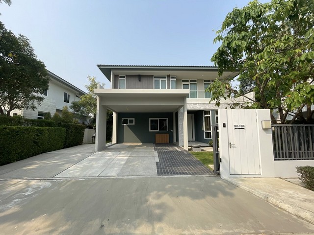 ให้เช่า บ้านเดี่ยว มัณฑนา บางนา-วงแหวน ขนาด 76 ตร.วา หลังมุม ถนนเมนหลัก