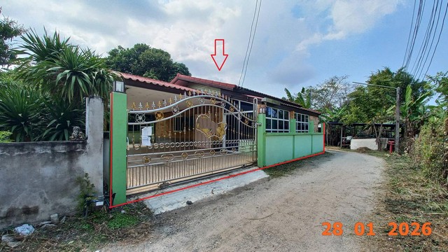  ขายบ้านเดี่ยว 1 ชั้น สัตหีบ ชลบุรี ถนน สุขุมวิท 50.00 ตร.ว.