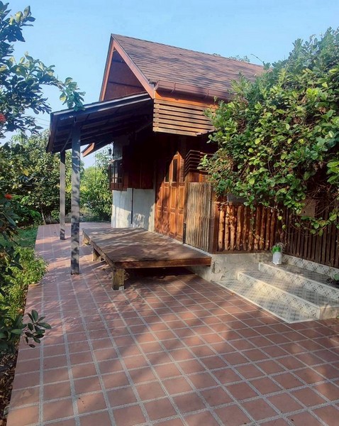 ขายบ้านสวนติดแม่น้ำบางปลากด ใกล้ มศว.องครักษ์ ต.บางปลากด อ.องครักษ์ จ.นครนายก การเดินทางสะดวก