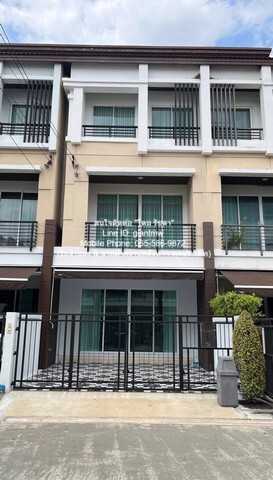 TOWNHOME ขายทาวน์โฮม 3 ชั้น (ต่ำกว่าราคาประเมิน) บ้านกลางเมือง เกษตร–นวมินทร์ (Baan Klang Muang Kaset-Nawamin) 20 ตร.ว., 3 น 3 น้ำ 2 จอดรถ, ราคา 4.2 ล้านบาท  3 BEDROOM 4200000 BAHT ไม่ไกลจาก ช็อคโกแลตวิลล์ พื้้นที่กว้างขวาง เป็นทาวน์โฮมพร้อมอยู่ มีกา