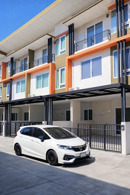 ทาวน์โฮม 3 ชั้น เลียบด่วน แยกนวลจันทร์ บุญถาวร เกษตร-นวมินทร์Waterside Karaoke Restaurant 6แอร์ 3-4นอน   3นอน  ใกล้ตลาดโพธิ์สุวรรณ 400 ม.