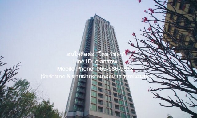 ID :  DSL-508 ให้เช่า CONDO. Rhythm Sathorn 45SQ.M. 24000 B. ไม่ไกลจาก รถไฟฟ้า BTS สุรศักดิ์ NEW