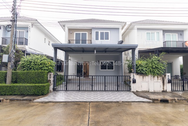 ขายบ้านแฝดสภาพมือหนึ่ง ชวนชื่นพาร์ค อ่อนนุช-วงแหวน พร้อมเข้าอยู่