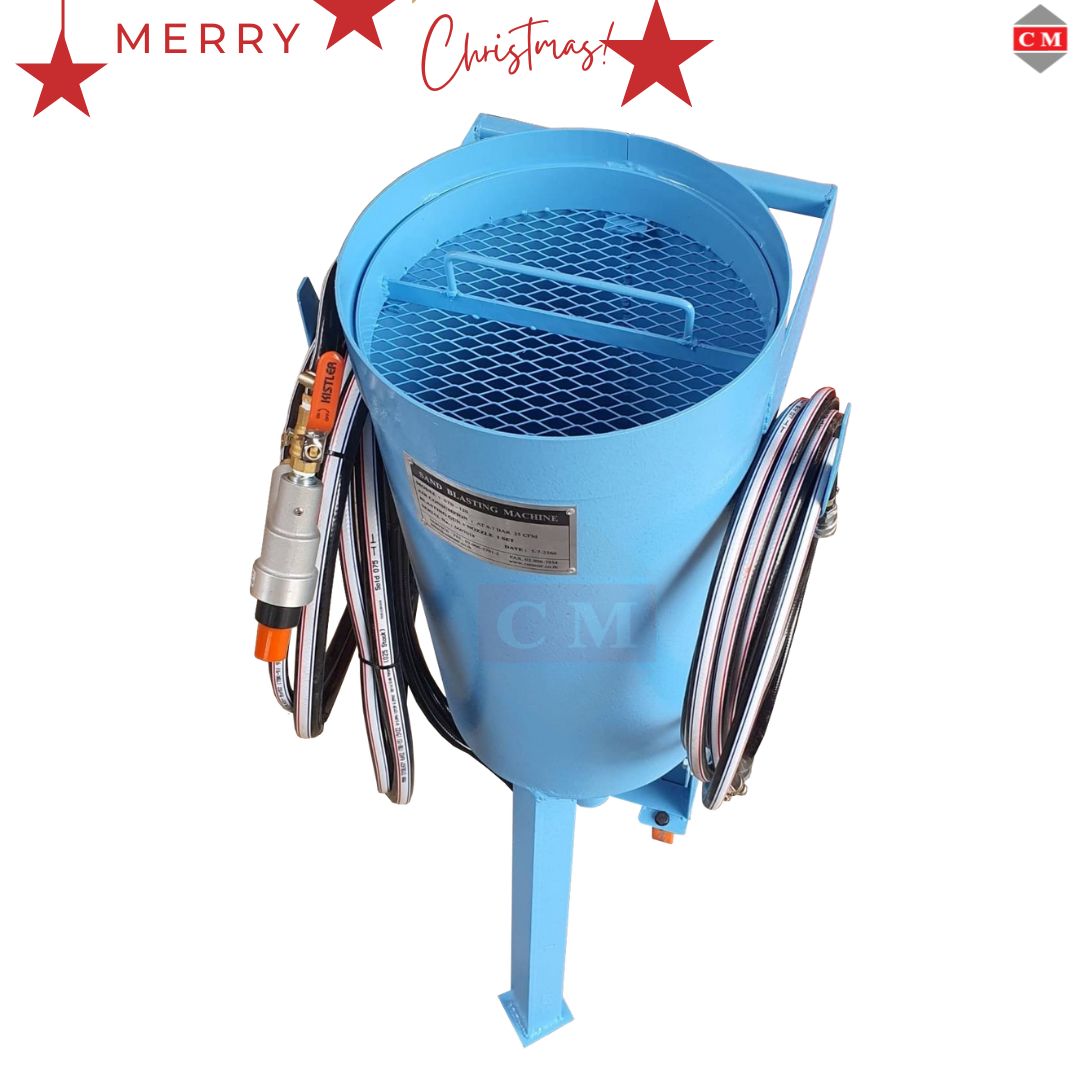 ถังพ่นทรายกลางแจ้ง ระบบ Suction ลอกผิว ลอกสนิม ทำความสะอาดแม่พิมพ์ ทรายพ่น