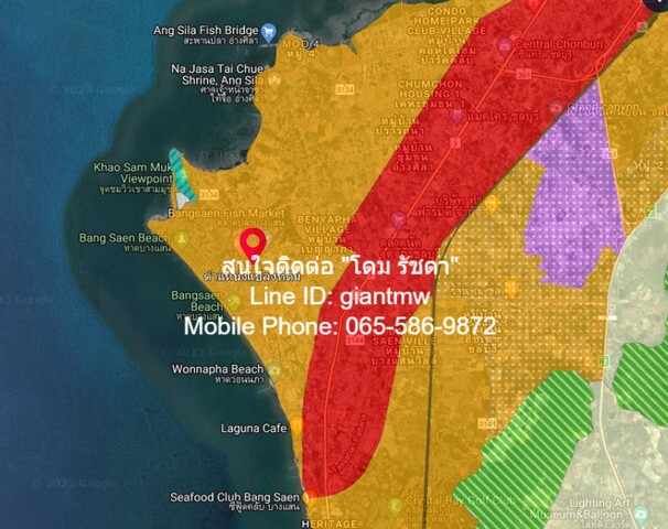 ที่ดิน ที่ดิน บางแสน  90 ตรว. 2 Ngan 0 ไร่ 14000000 thb ไม่ไกลจาก มหาวิทยาลัยบูรพา: 1.3 กิโลเมตร HOT DEAL!! แปลงหัวมุม, ทรงสี่เหลี่ยม และเหมาะเอาไปพัฒนาโครงการ