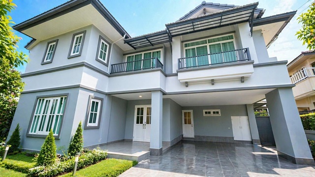 ใกล้ รร.นานาชาติ RIS 500ม. เดินถึง คฤหาสน์ 4-5นอน ถูกสุดในหมู่บ้าน Perfect รามคำแหง164  บ้านเดี่ยว 2 ชั้น 5น้ำ  75ตร.ว. 288ตร.ม