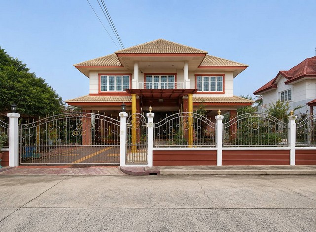 หมู่บ้านสถาพร รังสิต ซอยรังสิต-นครนายก 73 ถนนรังสิต-นครนายก ธัญบุรี ปทุมธานี - บ้านเดี่ยว 2 ชั้นหลังใหญ่ พร้อมอยู่ เดินทางง่าย 