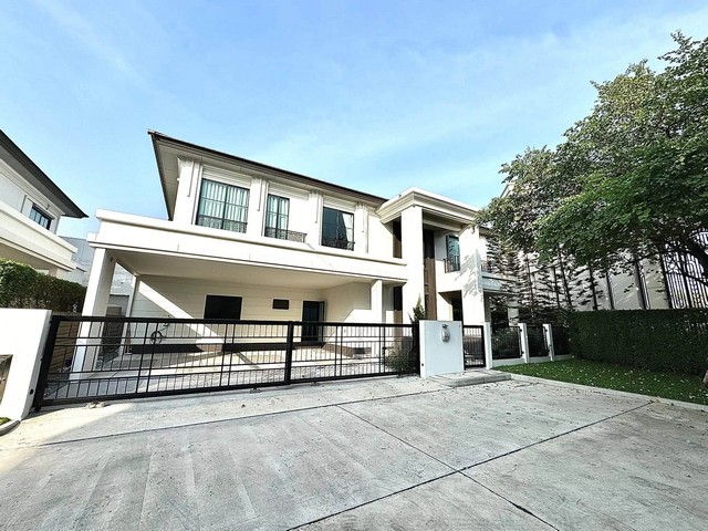 ให้เช่าบ้านเดี่ยว 2 ชั้น 75 ตร.ว. 4 ห้องนอน เศรษฐสิริบางนา-สุวรรณภูมิ แปลงมุมส่วนตัว หน้าบ้านไม่ชนใคร ใกล้คลับเฮาส์ ใกล้โรบินสันลาดกระบัง