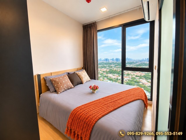 ขายถูกยูนิโอ เอช ติวานนท์ 26.5 ตร.ม ทำเลทองใกล้ MRT แยกติวานนท์แค่100 ม. เเต่งสวยพร้อมอยู่ ใก้ล รร.สาธิตคริสเตียน บางเขน-เมือง นนทบุรี