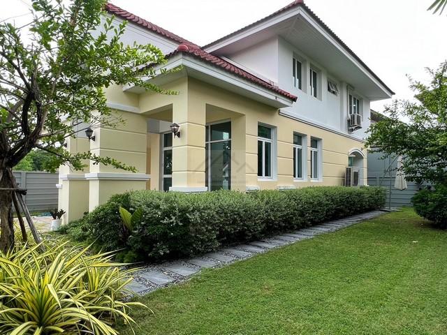 HR 9635 ให้เช่า ขายบ้านเดี่ยว 2 ชั้น 90 ตรว. หมู่บ้านบารเมษฐ์ เฉลิมพระเกียรติซอย62 สวนในบ้าน ตกแต่งพร้อมอยู่ ใกล้สวนหลวง
