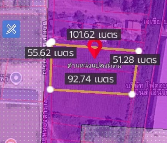 ขายที่ดินพานทองชลบุรี ขายที่ดินชลบุรี 3 ไร่ 1 งาน 32 ตารางวา พื้นที่สีม่วงลาย ขายราคาไร่ละ 5 ล้านบาท