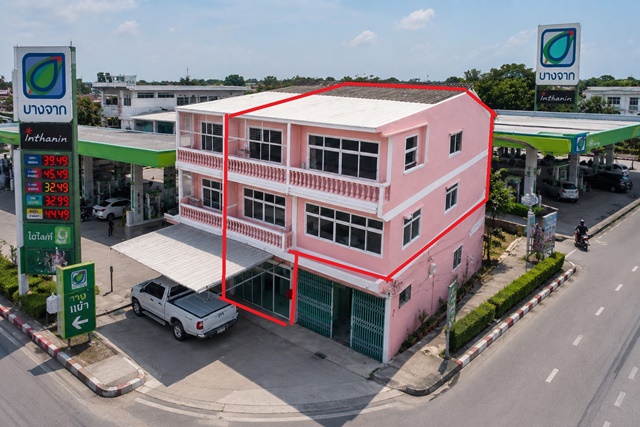 มีที่จอดรถ ติดปั้มบางจาก 2 แห่งพระราม2 25-33  อาคารให้เช่า 3ชั้น 4นอน พุทธบูชา  3น้ำ 20 ตร.ว.240 ตร.ม. รพ.บางกอก 9 อินเตอร์ฯ 1.2 กม. 