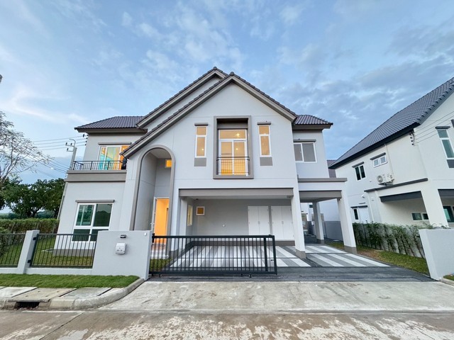 LV53580 ให้เช่า บ้านใหม่ สราญสิริ จตุโชติ บ้านเดี่ยวหรูสไตล์ Urban Farmhouse ส่วนกลางใหญ่วิวทะเลสาบ 