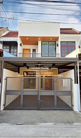 townhouse ขายทาวน์โฮม 2 ชั้น รีโนเวทแล้ว ติดถนนวิภาวดีรังสิต (ใกล้สนามบินดอนเมือง) 17.5 ตร.ว. 2 น 2 น้ำ 1 จอดรถ ราคา 2.45 ล้านบาท (โอนฟรี)   2 BEDROOM 0 RAI 0 NGAN 18 ตร.วา 2450000 BAHT.   ราคาถูกกว่าตลาด กรุงเทพ