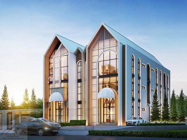 HR 9820 ให้เช่าโฮมออฟฟิศ 3 ชั้นสร้างใหม่ดีไซน์เรียบหรู 115 ตรว. 500 ตรม. ย่านหัวหมาก รามคำแหง ศรีนครินทร์ 