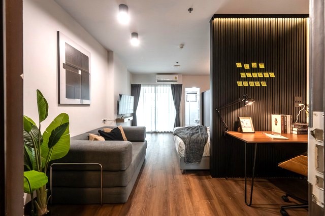 ขายคอนโด ศุภาลัยลอฟท์ รีโนเวทใหม่เเต่งสวย 33.26 ตร.ม เฟอร์ครบพร้อมอยู่ ใกล้ MRT เมืองทองธานี 300 เมตร เเละ ติดถนนแจ้งวัฒนะ นนทบุรี