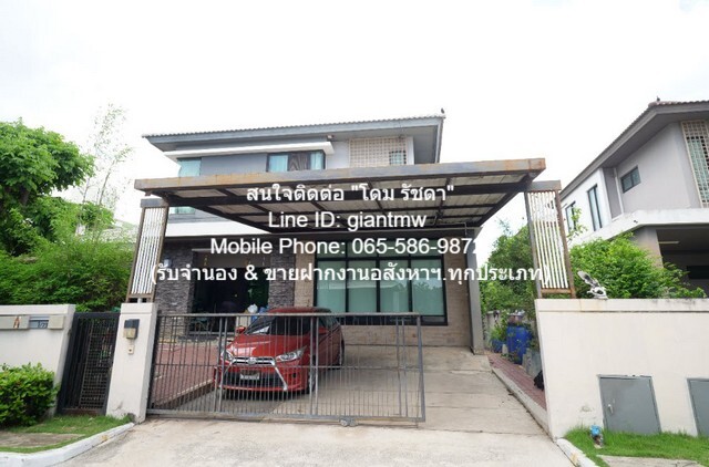 บ้าน ขายบ้านเดี่ยวหรู 2 ชั้น พร้อมอยู่ ในโครงการหมู่บ้าน ย่าน ถ.พระราม 2-เทียนทะเล ใกล้ถนนบางขุนเทียน-ชายทะเล 107.9 ตร.ว.   6900000 บ. 4 BEDROOM 4 BATHROOM ขนาด = 108 ตารางวา น่าอยู่ กรุงเทพ