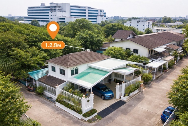 บ้านชั้นเดียวกว้างขวาง 2นอน MRTโชคชัย 4 1.8กม. รพ. เปาโล โชคชัย4 1.2กม.  2น้ำ 44ตร.ว. 176ตร.ม. ตลาดโชคชัย 4 500 ม. ทำเลลาดพร้าว 