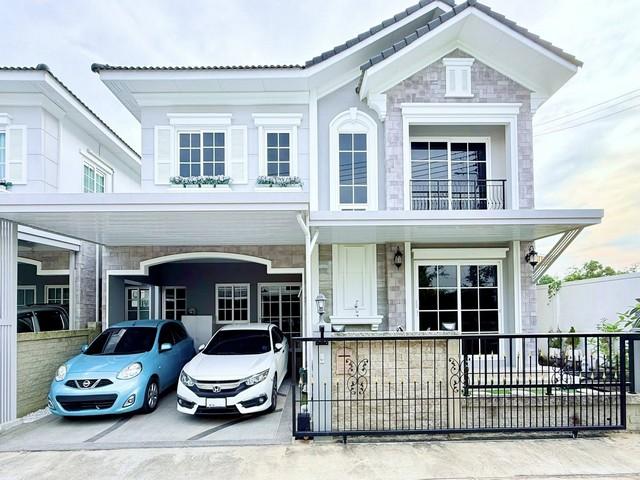 HS 1852  ขายบ้านเดี่ยว 2 ชั้นแปลงมุม 43 ตรว.4 ห้องนอน โครงการ Prestige ฟิวเจอร์-รังสิต คลอง1 ใกล้ฟิวเจอร์รังสิต 