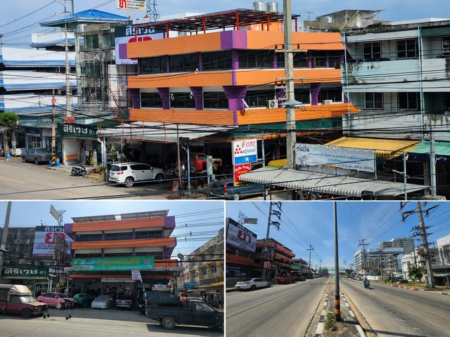 เช่า100,000/ด - ขาย 30 ล.อาคารพาณิชย์ ใจกลางตัวเมืองปทุมธานี ถ.ปทุมลาดหลุมแก้ว 