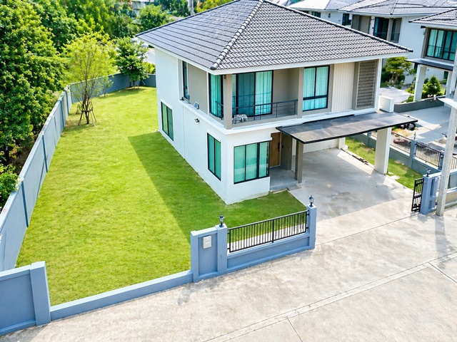 ถูกที่สุด บ้านหัวมุม แม็คโคร ปทุมธานี 900 มโกลบอลเฮ้าส์  800 ม. ตรงปก! สามโคก-ปทุมธานี  บ้านเดี่ยว 3-4นอน 4แอร์ 3 น้ำ 2 ชั้น 52 ตร.วา.