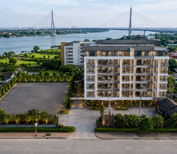 สะพานมหาเจษฎา100–161 MRT สะพานพระนั่งเกล้า 899ม.วิวแม่น้ำเจ้าพระยา 9ชั้น ห้องพัก พร้อม 7 ห้องประชุม เกาะเกร็ด โรงแรม 4–5ดาว  แยกนนทบุรี1