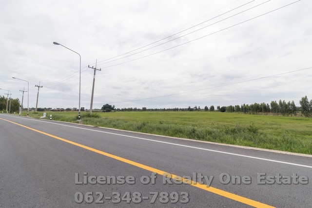 ขายที่ดิน สุพรรณบุรี  ติดถนนหน้ากว้าง ใกล้ตลาดบางลี เนินพระปรางค์ อ.สองพี่น้อง ทำเลดี เดินทางสะดวก