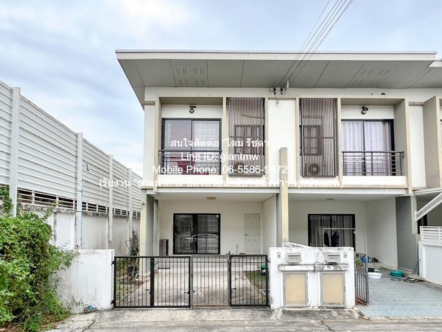 townhome ขายทาวน์โฮม 2 ชั้น (หลังริม) ในโครงการย่าน ถ.บางนา-เทพารักษ์ 3 น 2 น้ำ 28.1 ตร.ว. ไม่ไกลจาก เทพารักษ์ 2475000 thb 3ห้องนอน2Bathroom 28 Square Wah ราคาสุดคุ้ม