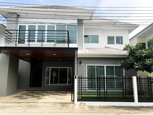 HR 9834 ให้เช่าบ้านเดี่ยว 2 ชั้น หมู่บ้านรัชชา 5 ราชพฤกษ์ กาญจนาภิเษก บ้านหรู พร้อมอยู่ ใกล้พระราม 5