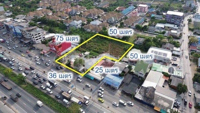 ให้เช่า ที่ดินเปล่า 2 ไร่ 60 ตารางวา ติดถนนกาญจนาภิเษก สัญญาระยะยาว