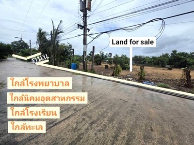 อยู่เองก็ง่าย สร้างบ้านขายก็รวย  !!!  ขายที่ดิน 178 ตรว. ตำบลนาตาขวัญ อำเภอเมือง จังหวัดระยอง