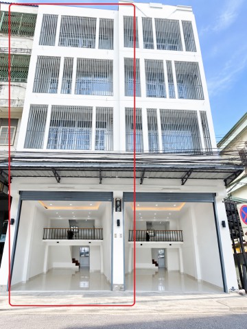 260924snbwuk ให้เช่า อาคารพาณิชย์ อ่อนนุช41-49 MRT ศรีนุช 300ม. ให้เช่าตึกแถว 4 ชั้น 3 นอน 3 น้ำ  15 ตร.ว. 240 ตร.ม.ติดถนนอ่อนนุช