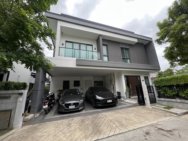 BS1045  ขายบ้านเดี่ยวหรู The City สุขุมวิท อ่อนนุช 70 แปลงมุม Smart Home พร้อมโซลาร์เซลล์ ใกล้ศรีนครินทร์ ลดราคา 2 ล้าน