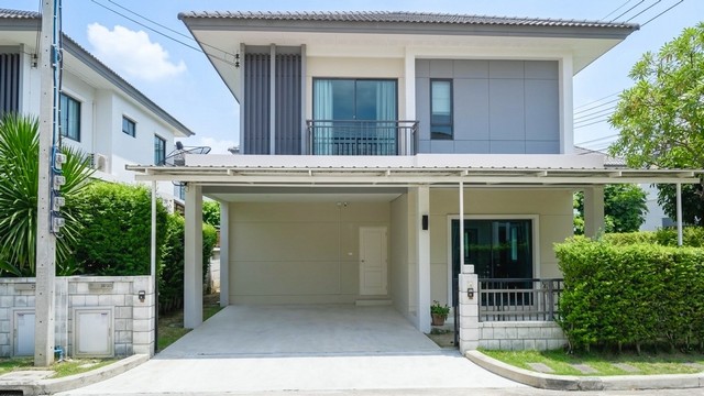 ขายบ้านเดี่ยวหลังมุม ใกล้รถไฟฟ้า MRT ซอยเลียบคลองบางไผ่ บางบัวทอง นนทบุรี