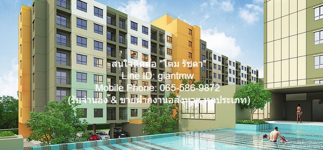 Condo. Lumpini Ville Ratburana - Riverview ลุมพินี วิลล์ ราษฎร์บูรณะ - ริเวอร์วิว 1Bedroom1น้ำ 1300000 BAHT.   เล่นใหญ่ กรุงเทพ