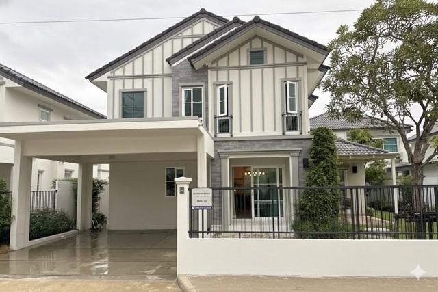 ให้เช่าบ้านเดี่ยว 2 ชั้น 66 ตร.ว. โครงการ วิลลาจจิโอ 3 ศรีนครินทร์-บางนา บางพลี