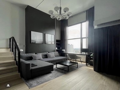 ให้เช่าคอนโด The Rich พระราม 9–ศรีนครินทร์ พร้อมอยู่ ห้องสวย ราคาดี ทักก่อนมีสิทธิ์ก่อน !! ห้อง Loft ขนาด 38.46 ตรม. ชั้น 25 วิวสวย !! 