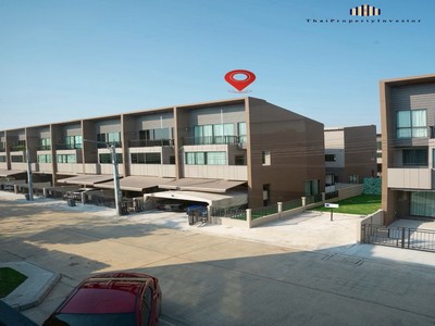 บ้านหลังมุมหน้าสวน!! ขายบ้านกลางเมือง บางนา–วงแหวน ทำเลสวยสุดในโครงการขนาด 26.2 ตร.วา. ใช้สอย 152 ตร.เมตร ใครหาอยู่รีบเลย !! 