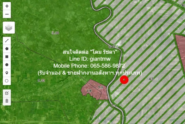 ที่ดิน ขายที่ดินเปล่า พร้อมพืชสวนทางการเกษตร อ.นครชัยศรี จ.นครปฐม  พ.ท. 3800 ตรว. 23000000 THB   HOT DEAL! นครปฐม   