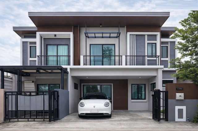 260827sitpiapol ให้เช่า บ้าน ใกล้ม.กรุงเทพ ศูนย์รังสิต 1 กม. 50ตร.ว.167ตร.ม. รังสิต-คลอง 2 บงกช ให้เช่าบ้านเดี่ยว2ชั้น4นอน2น้ำ 21998