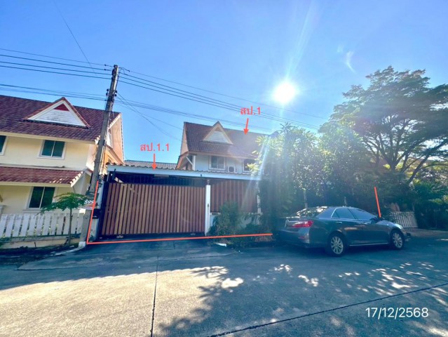 ขายบ้านเดี่ยวปทุมธานี โครงการ เก้าพอเพียง  อำเภอธัญบุรี