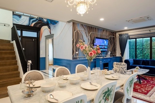 BH4480 ขายบ้านหรู Nantawan Rama 9 – Krungthep Kreetha New Road รหัส BH4480
