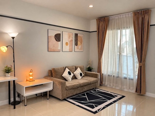 BH4477 ให้เช่าทาวน์โฮม Pleno Sukhumvit Bangna รีโนเวทใหม่ เฟอร์นิเจอร์ครบ หลัง Mega Bangna มีทางลัดเข้าห้าง