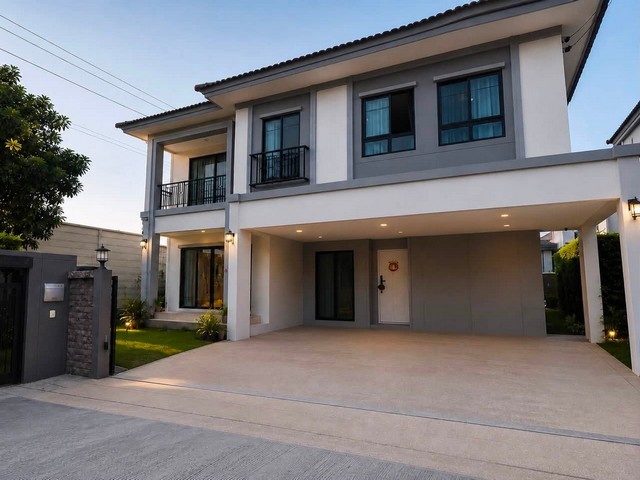 ให้เช่าบ้านเดี่ยว 2 ชั้น 61 ตรว. 4 ห้องนอน ภัสสร รังสิต-อเวนิว Passorn Rangsit-Avenue  ใกล้ฟิวเจอร์รังสิต